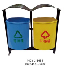 贵州钢制环卫垃圾桶 